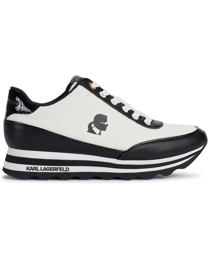 Karl Lagerfeld Paris Women's Maico Lace-Up Sneakers