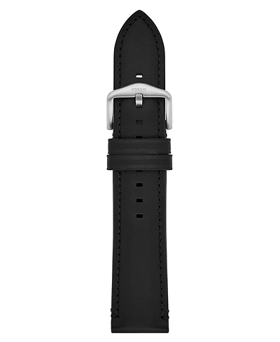Fossil Men's Black Leather Watch Band