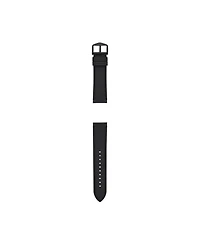 Fossil Men's Black Leather Watch Band, 22mm