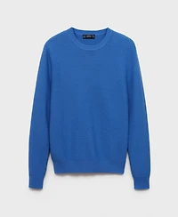 Mango Men's Cotton Braided Sweater
