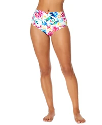 Anne Cole Women's Watercolor Paisley Brief Bikini Bottoms