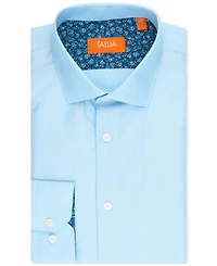 Tallia Men's Slim Flit Dobby Micro-Grid Button-Front Dress Shirt