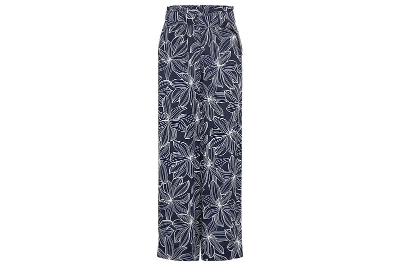 Olsen Women's Anna Fit Wide Leg Floral Trouser