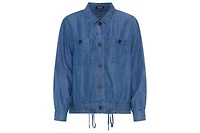 Olsen Women's Lightweight Denim Look Jacket