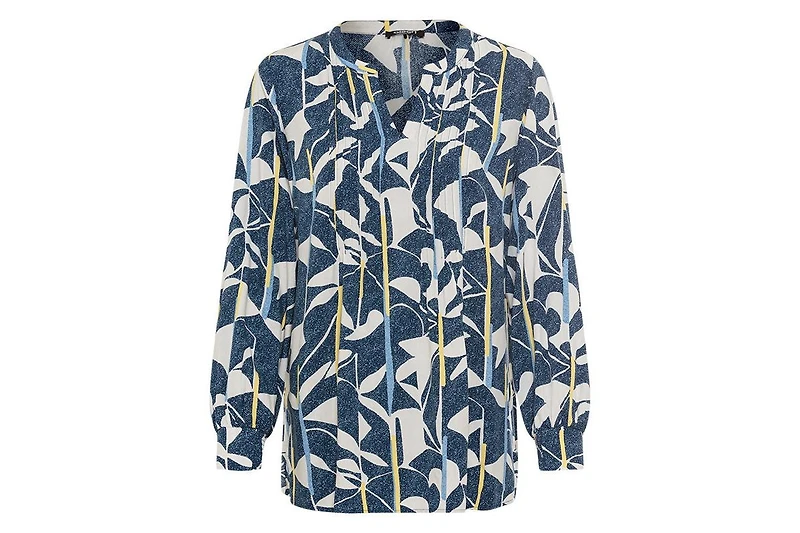 Olsen Women's Multi-Pattern Tunic Blouse
