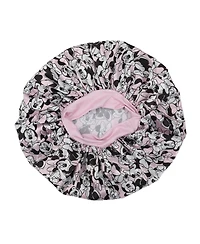 Disney Minnie Mouse All-Over Print Pink Satin Bonnet