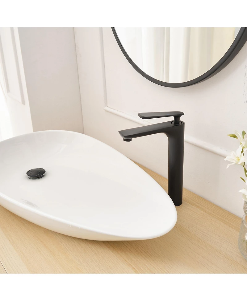 Single Hole Single Handle Bathroom Vessel Sink Faucet