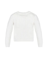 Hope & Henry Baby Long Sleeve Cable Knit Cardigan Sweater