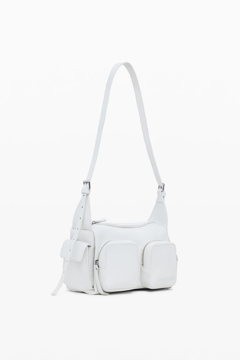 Desigual Women's Small leather bag with pockets