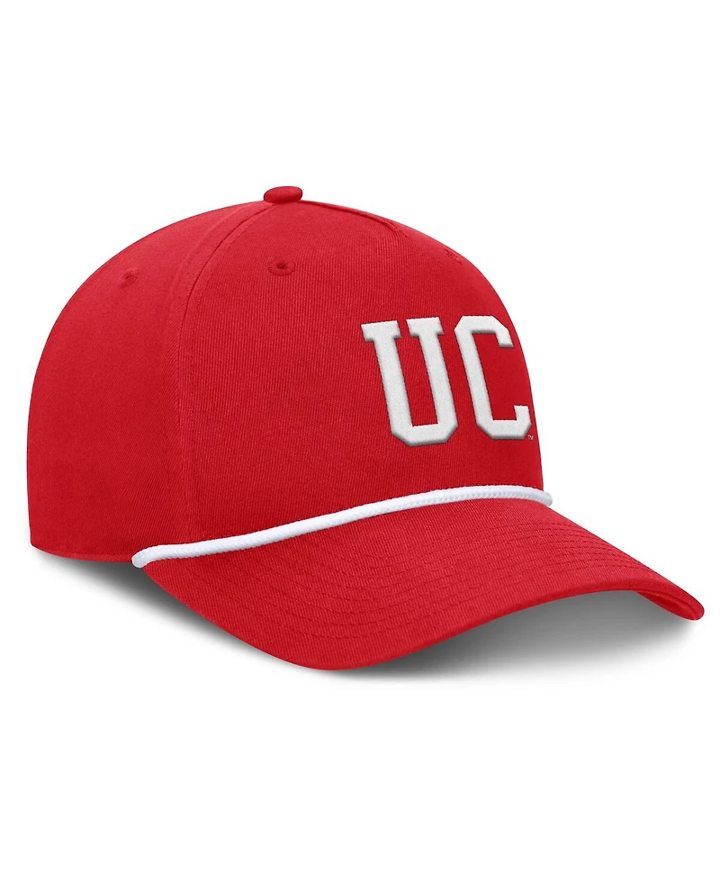 Fanatics Men's Red Cincinnati Bearcats Foul Ball Rope Adjustable Hat