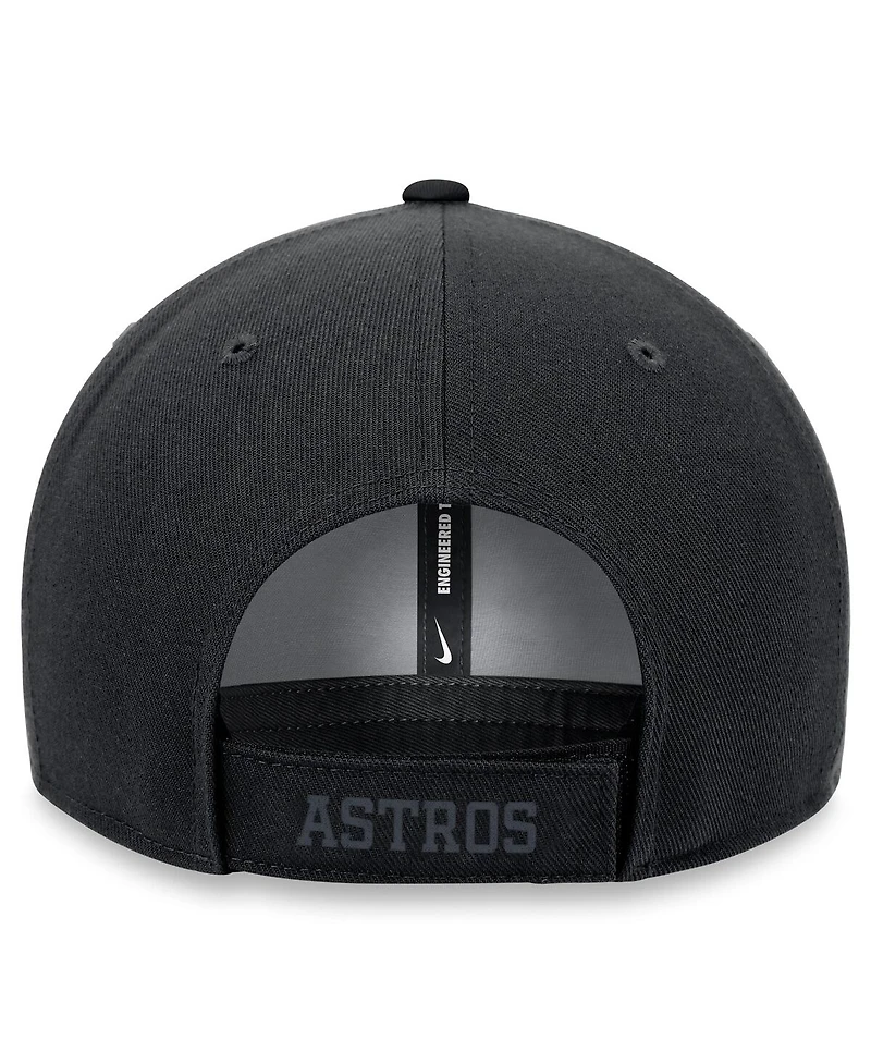 Nike Men's Black Houston Astros Club Performance Adjustable Hat
