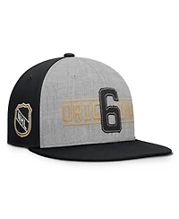 Fanatics Men's Gray Original 6 Henley Snapback Hat
