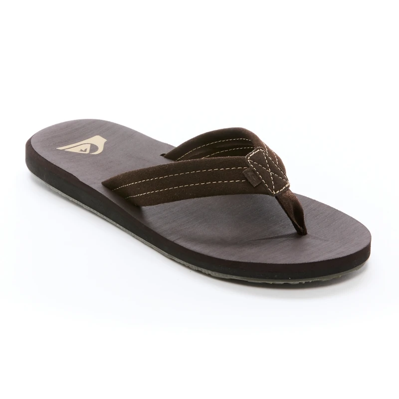 Quiksilver Men's Carver Suede Flip Flops