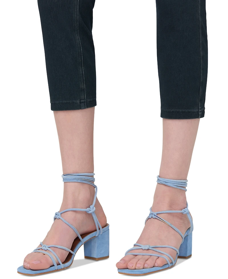 Hue Women's Mid-Rise Pull-On Denim Capri Leggings