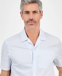 Michael Kors Men's Relaxed-Fit Dobby Stripe Shirt