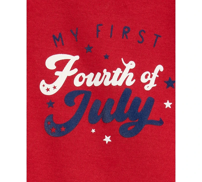 Carter's Baby My First Fourth of July Graphic Cotton Bodysuit
