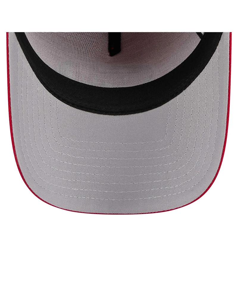 New Era Men's Scarlet San Francisco 49ers A-Frame 9FORTY Adjustable Hat