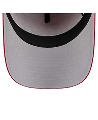 New Era Men's Scarlet San Francisco 49ers A-Frame 9FORTY Adjustable Hat