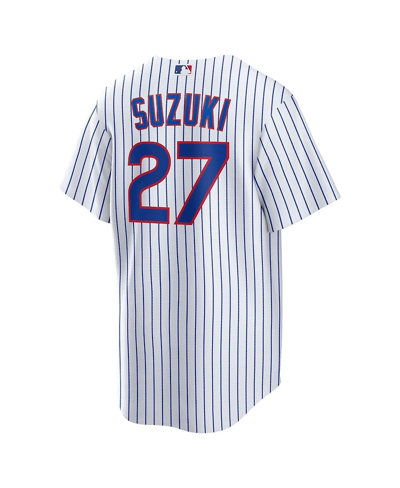 Nike Men's Seiya Suzuki White Chicago Cubs Home Replica Jersey