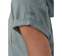 Dkny Sport Women's Roll-Sleeve Hooded Sneaker Dress