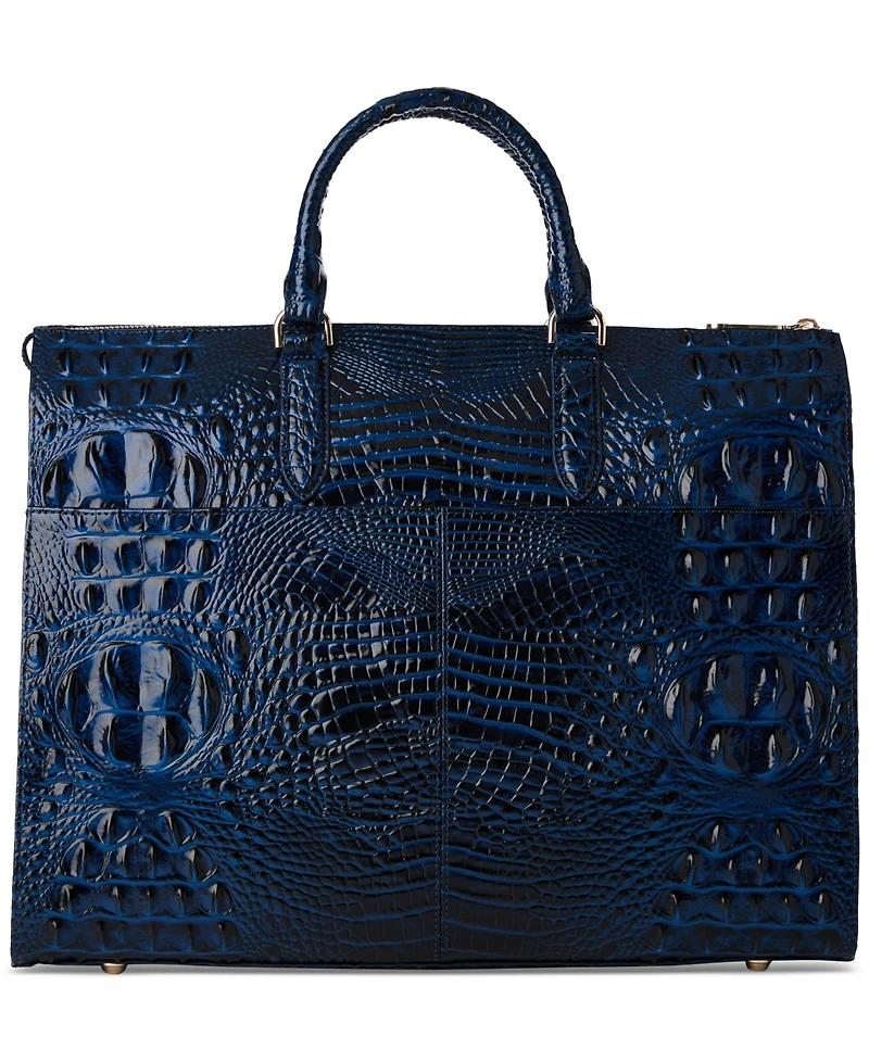Brahmin Large Leather Business Tote