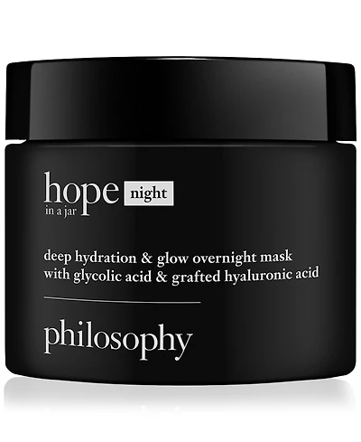 philosophy Hope In A Jar Deep Hydration & Glow Overnight Mask, 2 oz.