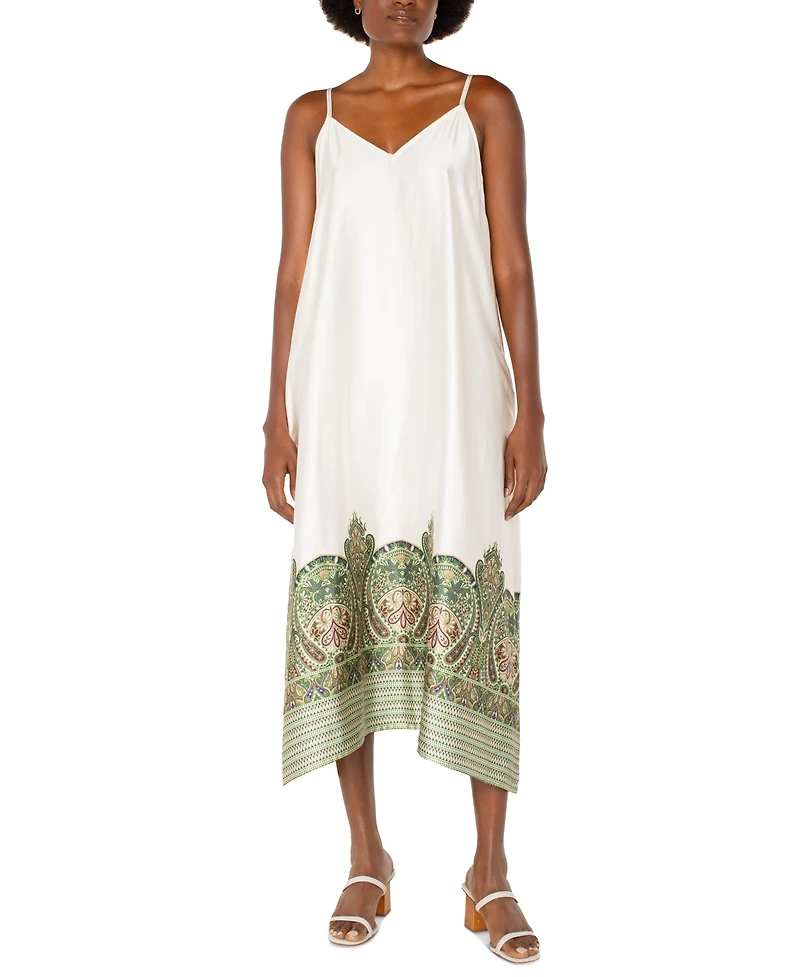Liverpool Los Angeles Women's Spaghetti Strap Maxi Dress