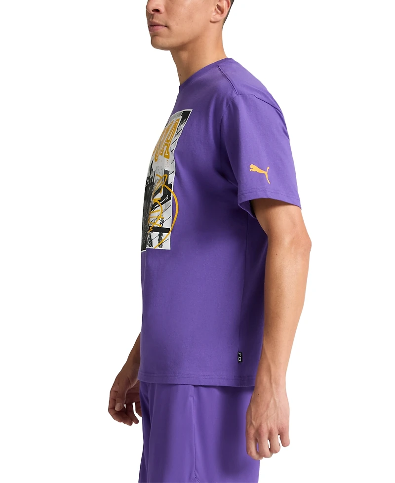 Puma Men's Hoops Energy Regular-Fit Logo Graphic T-Shirt