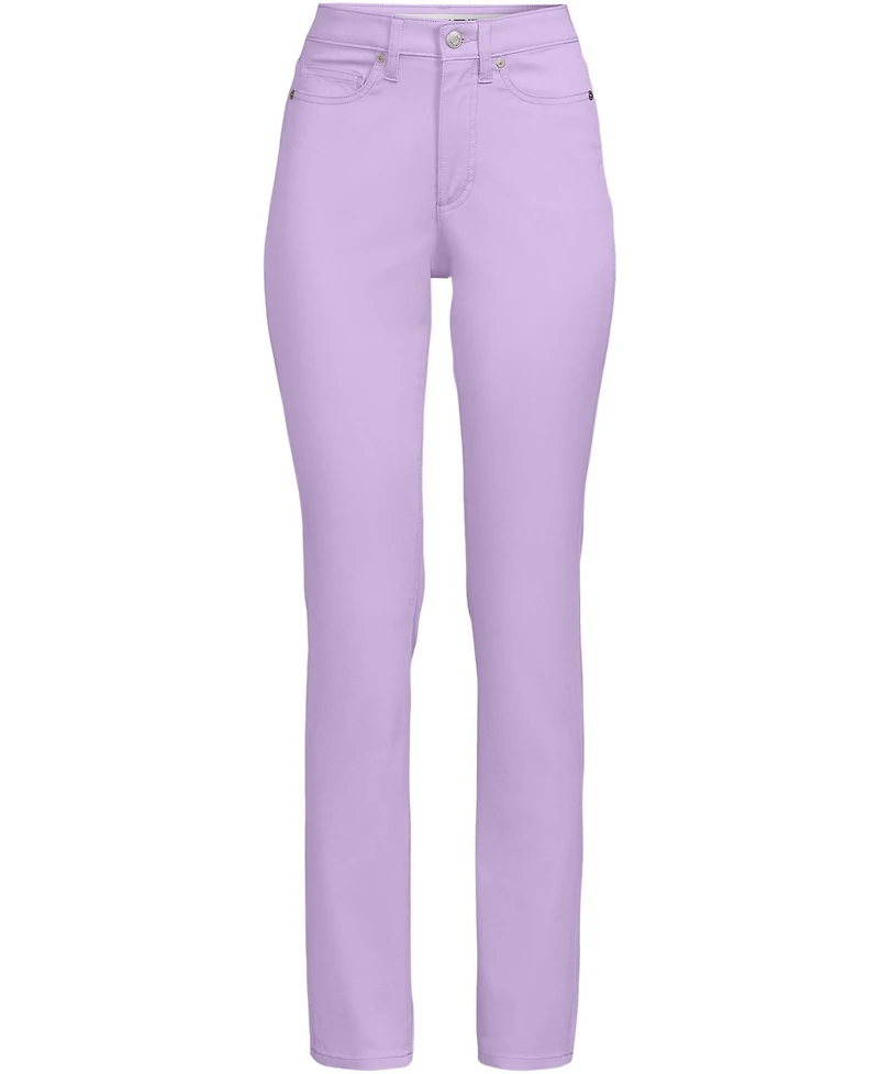 Lands' End Women's Stretch Chino High Rise Slim Pants