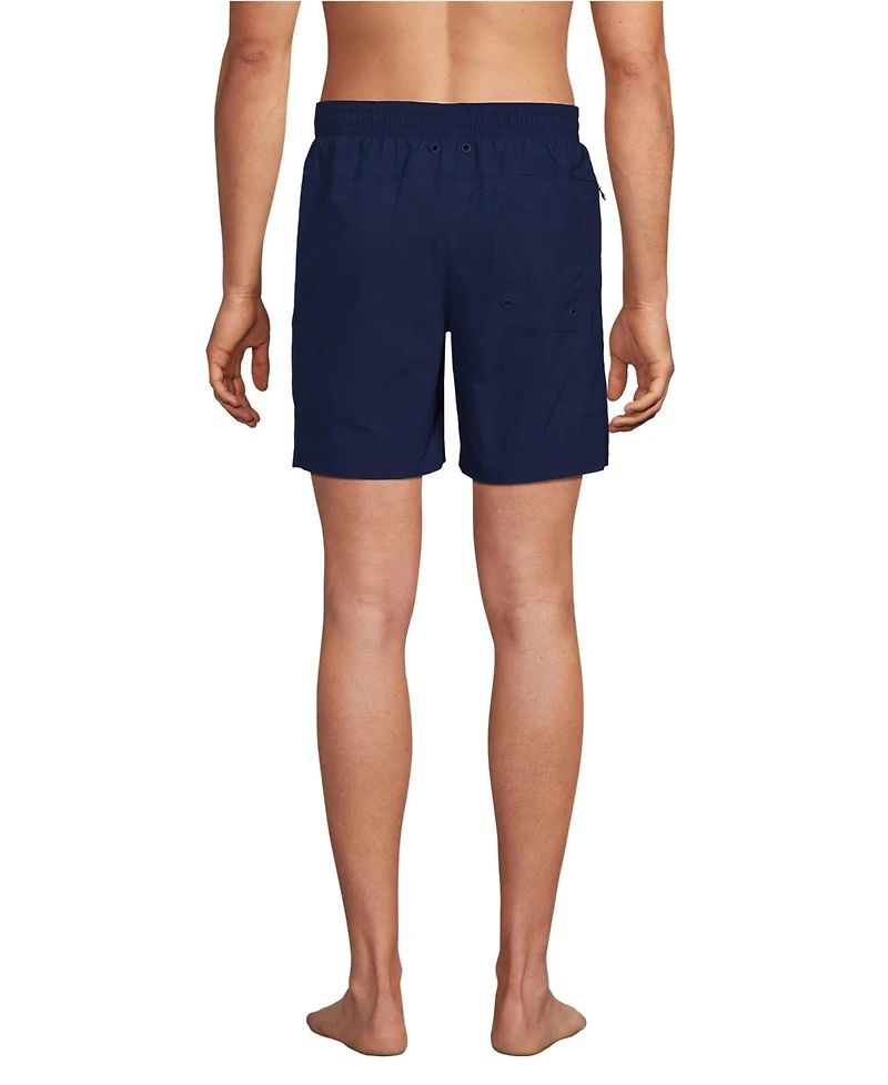 Lands' End Men's 7 Inch Volley Hydroliner Swim Trunks