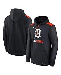 Nike Men's Navy Detroit Tigers Authentic Collection Performance Pullover Hoodie