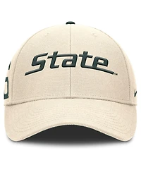 Nike Men's Natural Michigan State Spartans Primetime Rise Adjustable Hat