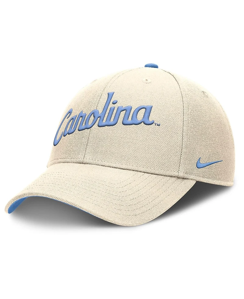 Nike Men's Natural North Carolina Tar Heels Primetime Rise Adjustable Hat