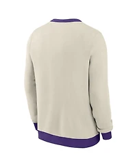 Nike Men's Cream Tampa Bay Rays Cooperstown Collection Fleece Pullover Sweatshirt