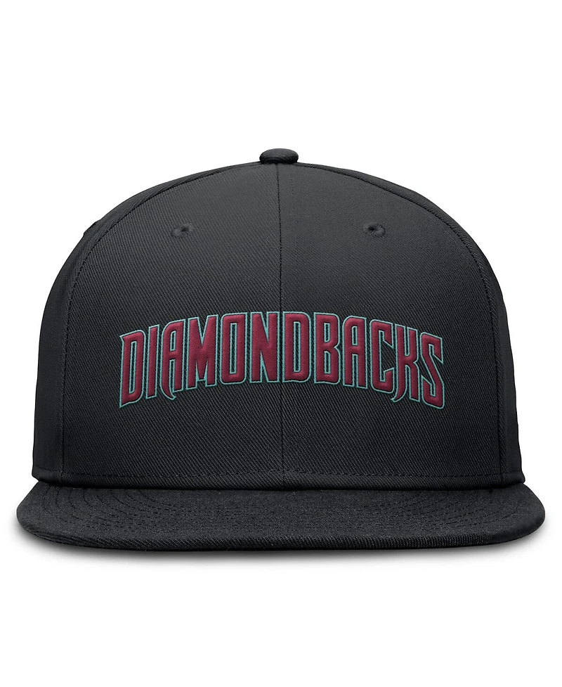 Nike Men's Black Arizona Diamondbacks True Performance Fitted Hat