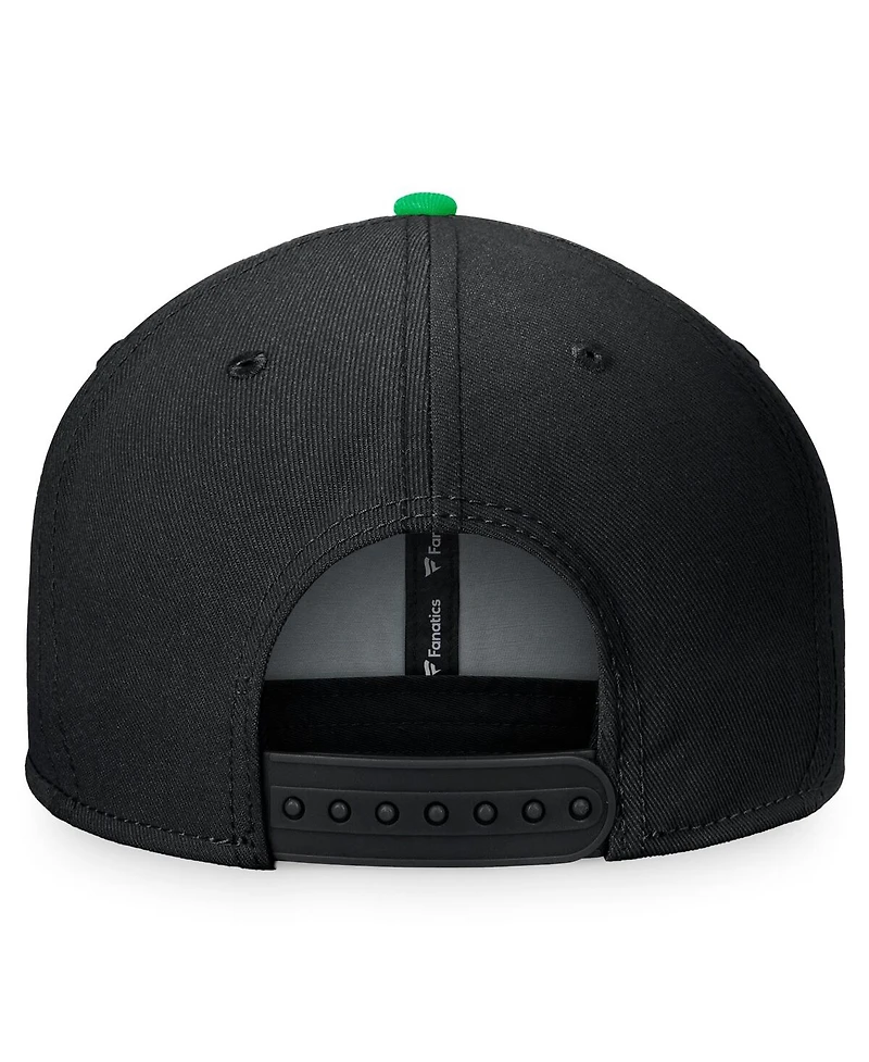 Fanatics Men's Black/Green Austin Fc Downtown Snapback Hat