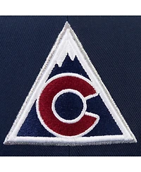 Fanatics Men's Navy Colorado Avalanche Core Primary Logo Snapback Hat