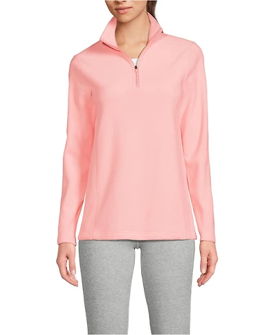 Lands' End Women's Anyweather Fleece Quarter Zip Pullover