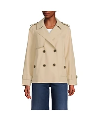 Lands' End Women's Trench Rain Jacket