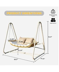 Mondawe Outdoor Patio Porch Swing
