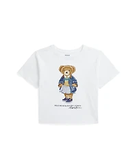 Polo Ralph Lauren Big Girls Polo Bear Jersey Boxy T-Shirt