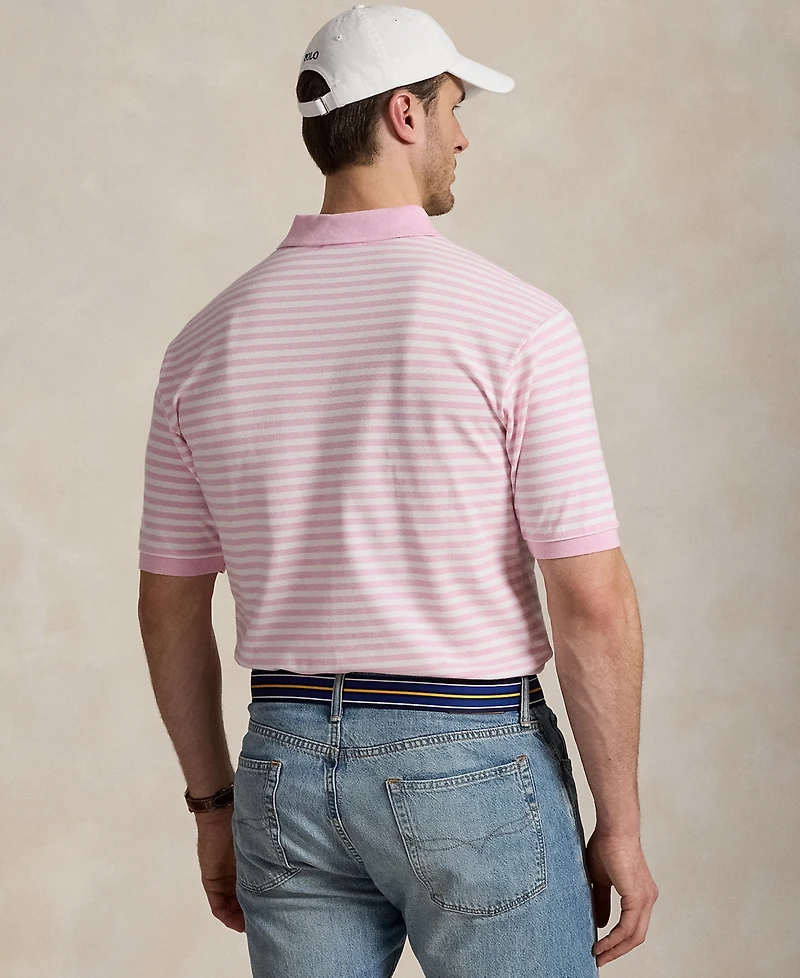 Polo Ralph Lauren Men's Big & Tall Striped Mesh Polo Shirt