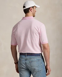 Polo Ralph Lauren Men's Big & Tall Striped Mesh Polo Shirt