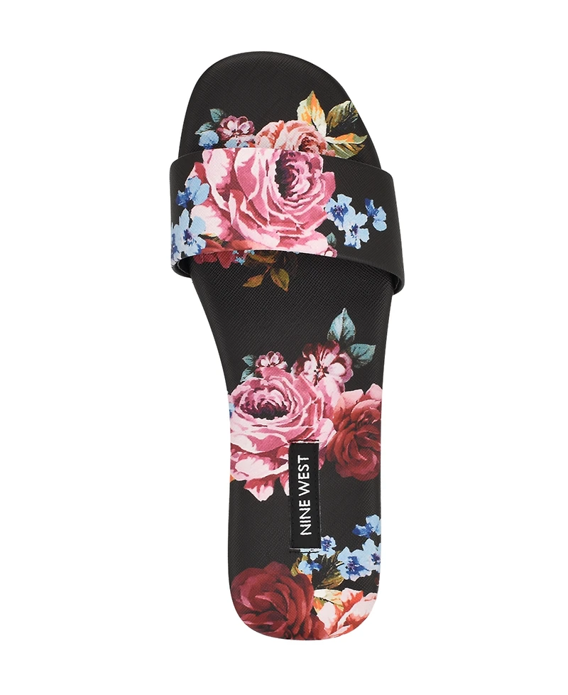 Nine West Women's Lolipop Flat Slide Sandals