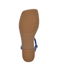 Nine West Women's Nortny Knotted T-Strap Flat sandals