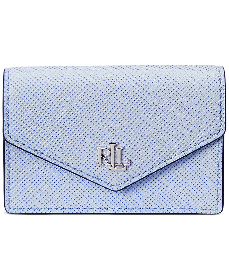 Lauren Ralph Textured Leather Small Flap Card Case
