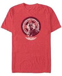 Marvel Men's Shield Face Short Sleeve T-Shirt