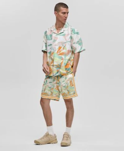 Mode Of One Mens Slick Play Camp Shirt 7 Mesh Shorts Exclusively At Macys