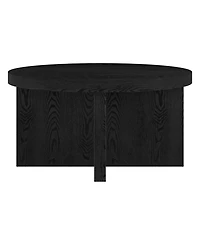 Hudson & Canal 33" Elna Wide Round Coffee Table