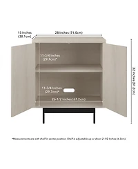 Hudson & Canal 28" Whitman Wide Rectangular Accent Cabinet